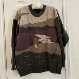 Country trader pure new wool made in England sweater size M